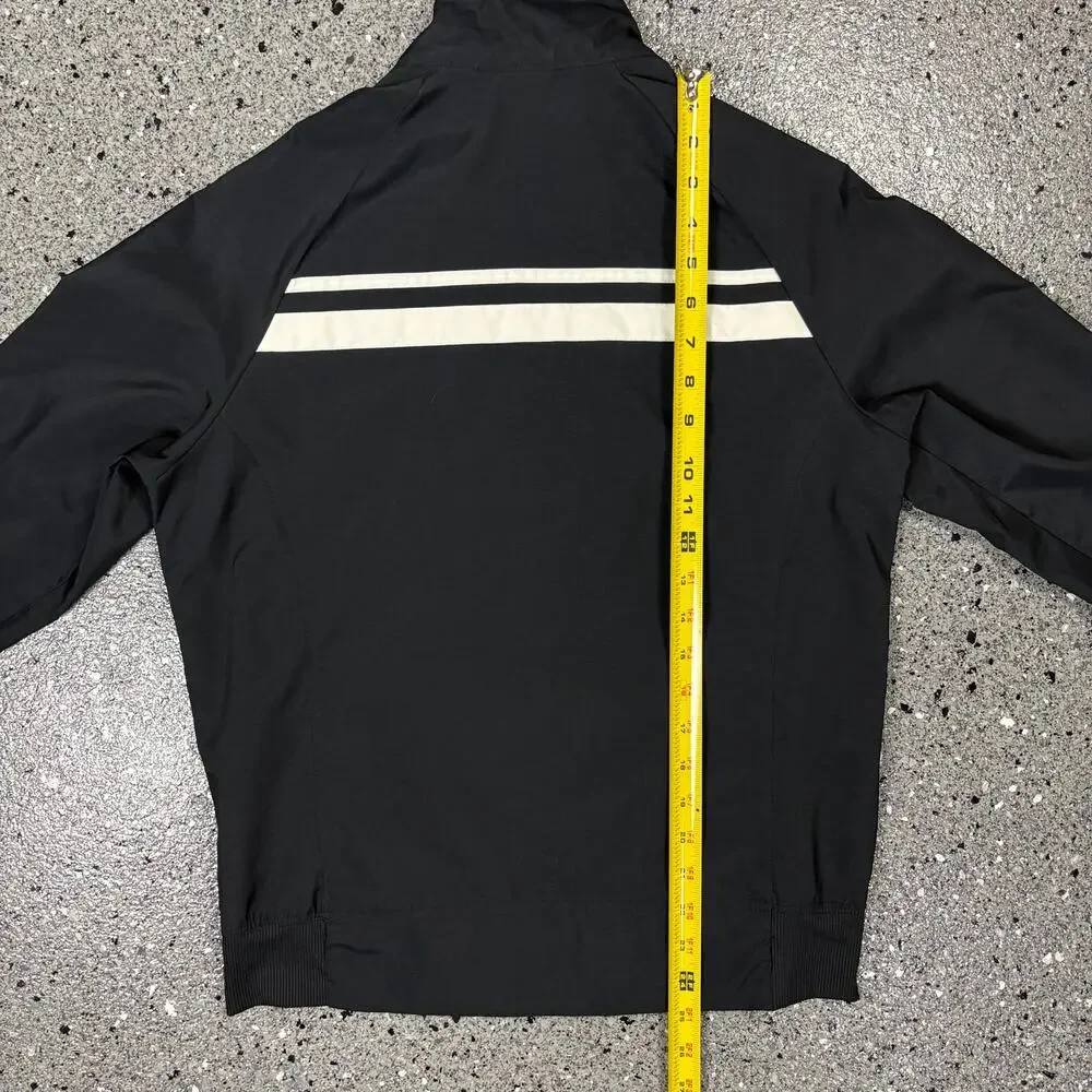 Vintage Y2k Nike Silver Tag Black 2pc Windbreaker Track Suit